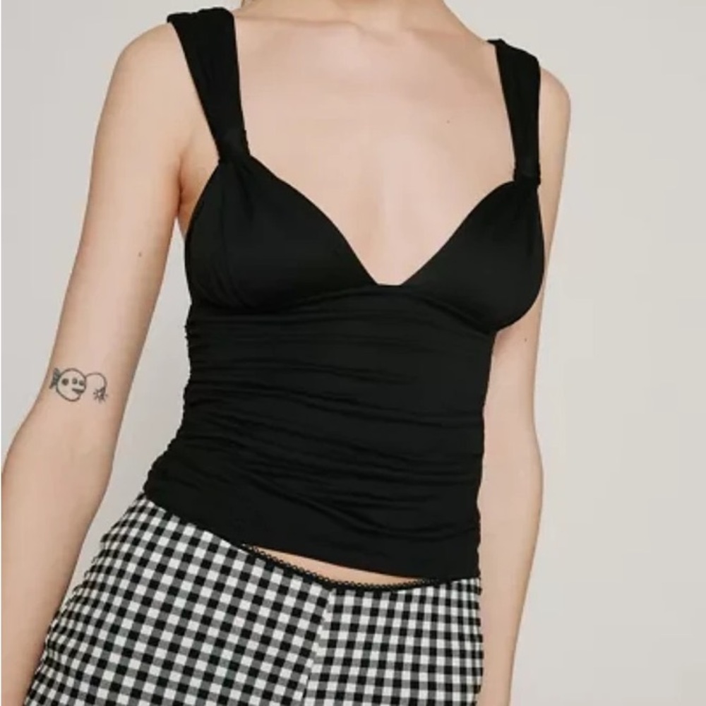 NWOT UO Kimchi Blue Kennedi Knot Tank Top
